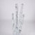 Floor Lamp Model E7T Excalibur in Transparent Glass and Stalactite Bedside Lamp by Ettore Fantasia for Sothis Murano, 1970s For Sale - Image 12 of 17