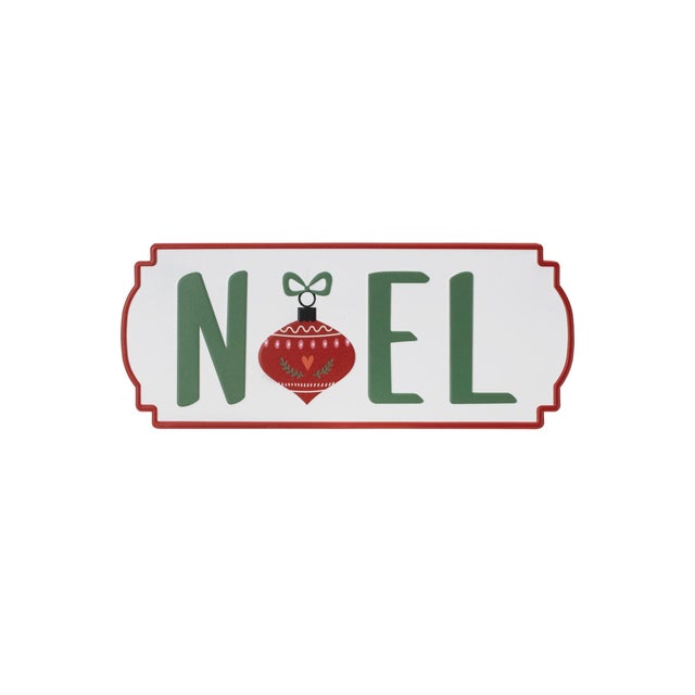 Kenneth Ludwig Chicago Metal Holiday Sentiment Plaque (Set of 3) For Sale - Image 4 of 4