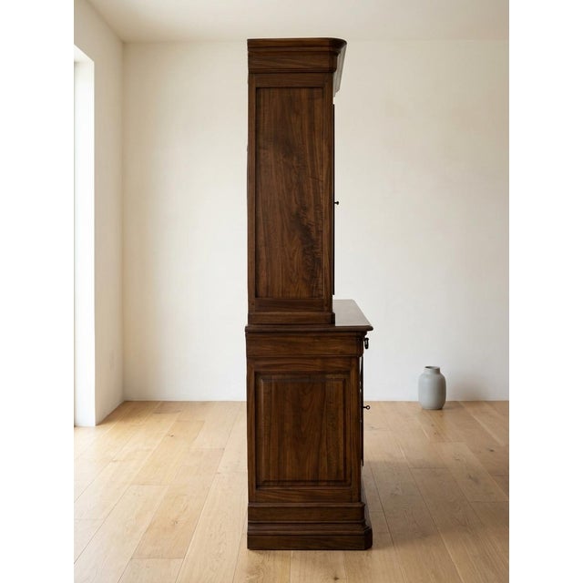 Late 19th Century French Provincial Buffet À Deux Corps (Step-Back Hutch) For Sale - Image 4 of 4