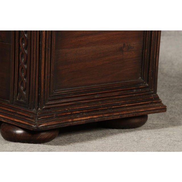 Small Antique Chest in Walnut, 1700 For Sale - Image 12 of 18