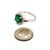 Natural Emerald Diamond Ring 14k Gold 2.83 TCW Certified For Sale - Image 12 of 12