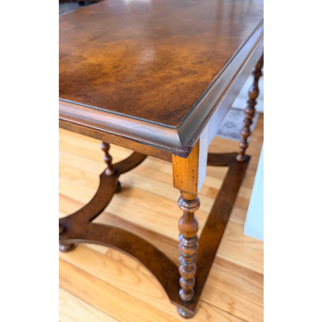 Early 20th Century William and Mary Style Walnut Lowboy-Side Table For Sale - Image 13 of 16