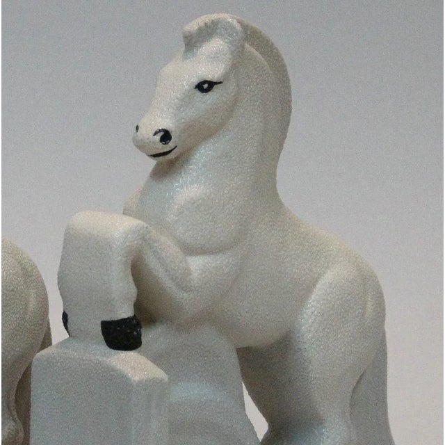 Vintage Art Deco Bookends Attributed to Colette Goueden, Set of 2, in Very Good conditions. Designed 1920 to 1949 This...