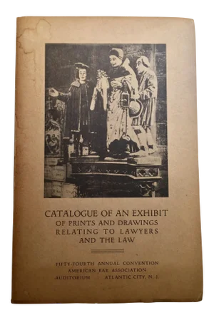 Exhibit of Prints Relating to the Law, Book