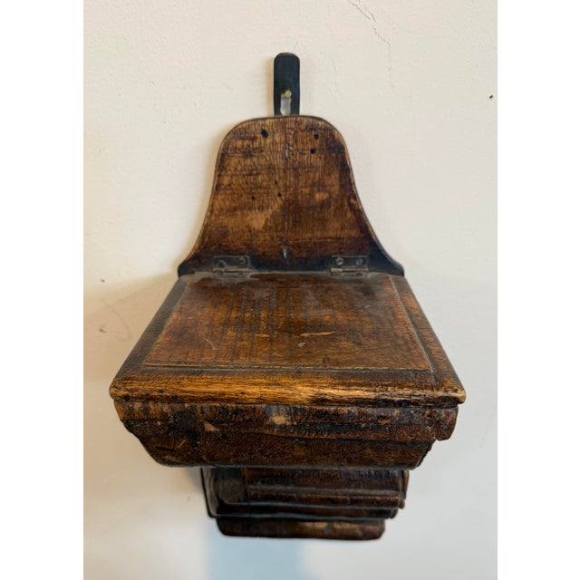 Brown Antique Carved French Wooden Wall Corbel Wall Bracket With Hidden Compartment For Sale - Image 8 of 8