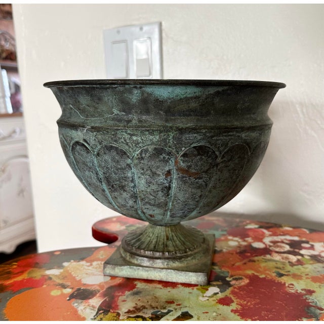 Vintage Indian Patina Planter For Sale - Image 6 of 6