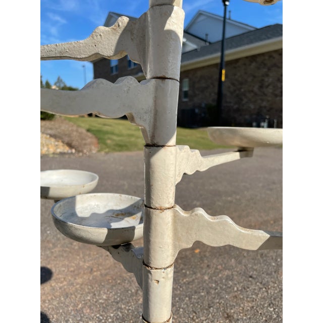 1900's Victorian Cast Iron Plant Stand For Sale In Greenville, SC - Image 6 of 7