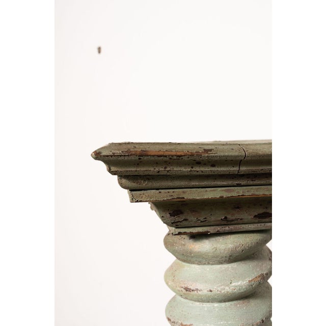 Wood Antique French Barley Twist Display Pedestal For Sale - Image 7 of 13