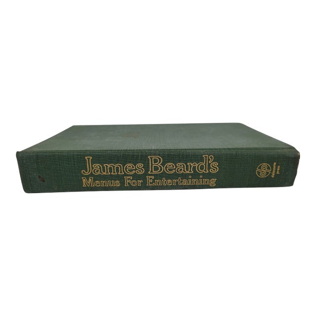 1965 James Beard Menus for Entertaining Cookbook For Sale