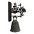 19th Century English Cast Iron Wall Bell For Sale