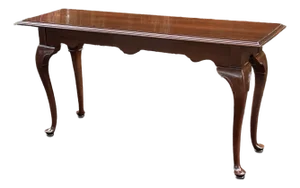 Vintage Ethan Allen Georgian Court Cherry Console Table