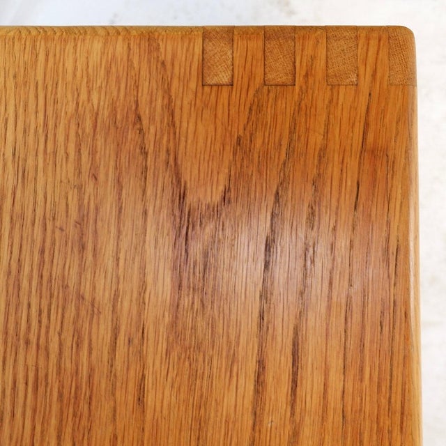 Oak Bedside Tables attributed to Esko Pajamies for Asko, Finland, 1960s, Set of 2 For Sale - Image 9 of 16