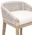 Essentials For Living Montecito Natural Gray Mahogany Counter Stool For Sale In Washington DC - Image 6 of 9