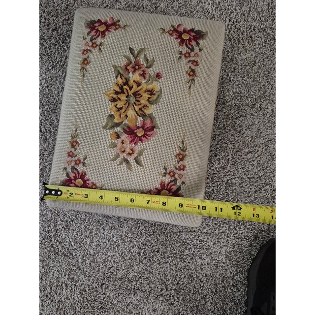 Vintage Victorian-Style Footstool For Sale In Palm Springs - Image 6 of 7