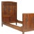 Set of Antique Italian Art Nouveau Carved Walnut Twin Beds For Sale - Image 3 of 9