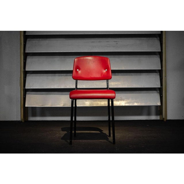 Model 306 Métropole Standard Chair by Jean Prouvé, France, 1951 For Sale - Image 3 of 18