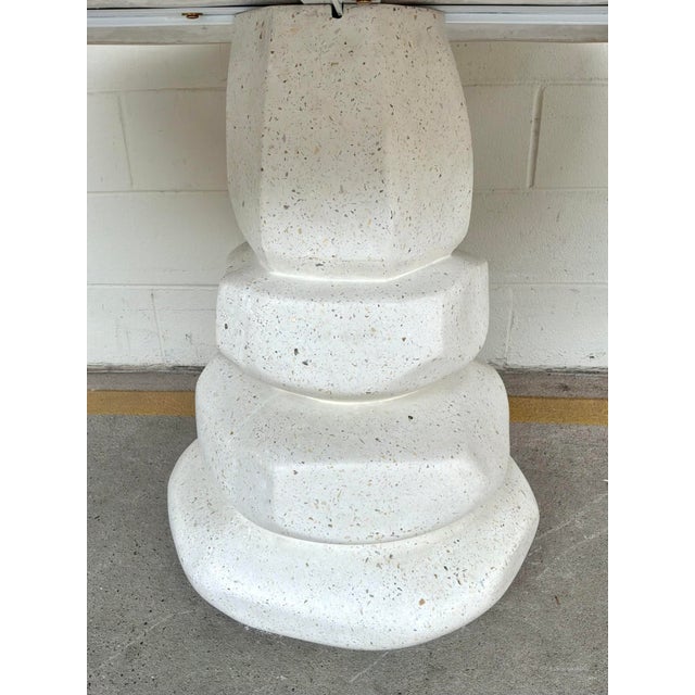 Stone Made Goods Modern Mother of Pearl Terrazzo Keon Entry Table For Sale - Image 7 of 7