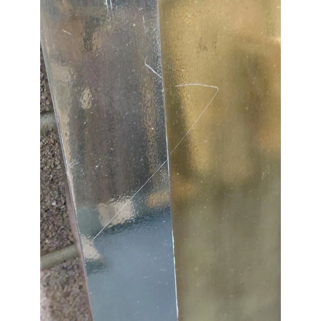 Metal Framed Signed J. Akston "Moon Madness, 1974" Enamel and Acrylic on Masonite For Sale - Image 7 of 12