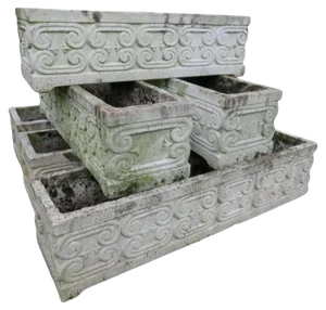 Stone Planters, 1950s, Set of 6