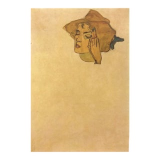 1981 Egon Schiele 1 Erotic Drawings Portrait of a Lady For Sale