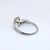 0.8ct Natural Round & Marquise Diamond Engagement Ring in Platinum - Size 6 For Sale In Phoenix - Image 6 of 8
