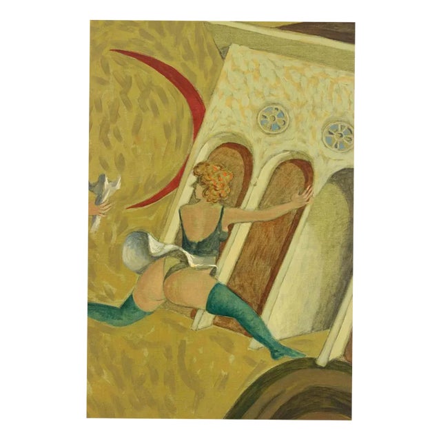 Alberto Gallerati, The Only Way Out, Oil on Canvas, 1970s For Sale