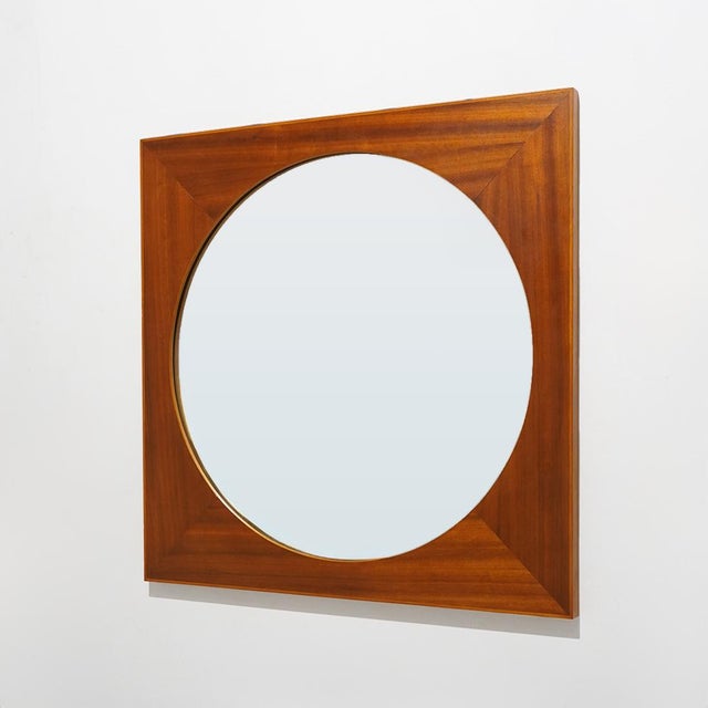 Vitnage Teak Wall Mirror, 1960s For Sale - Image 11 of 11