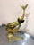 Hollywood Regency Large Brass Dolphin Statue For Sale - Image 3 of 3