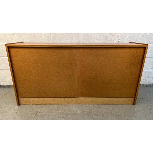 Vintage Danish Six-Drawer Teak Dresser W/ Sculpted Handles For Sale - Image 11 of 11