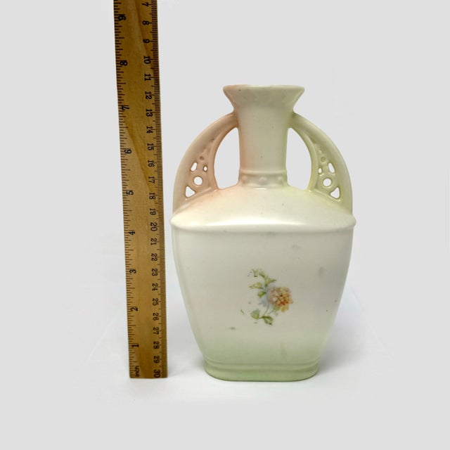 Stunning Early 20th Century Austrian Porcelain Vase Capture the elegance of the Art Nouveau period with this beautiful,...