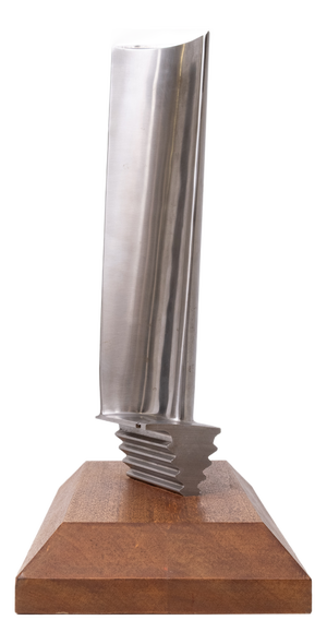 Jet Engine on a Thick Oak Stand, 1980s