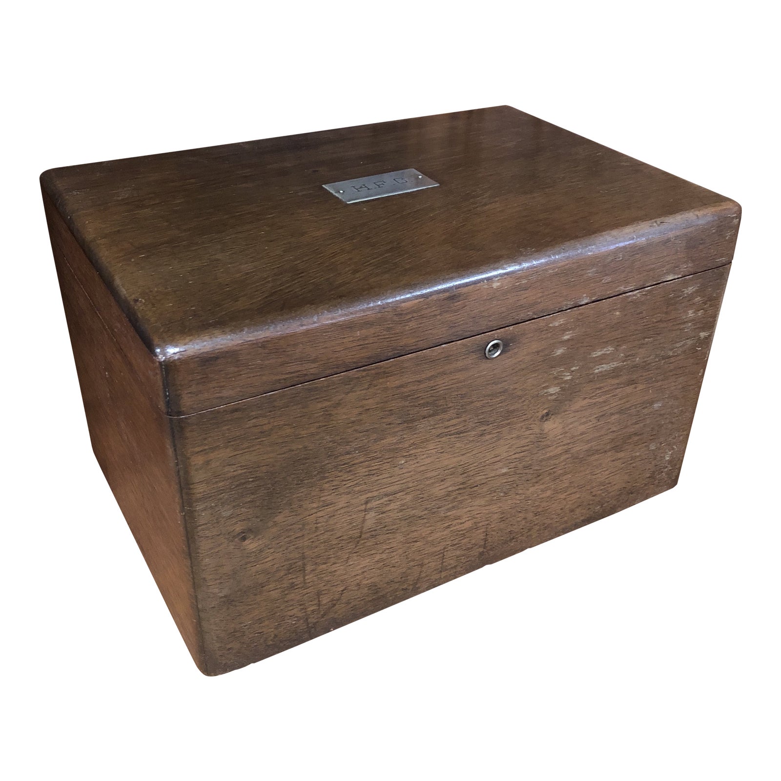 1910s Antique Walnut Humidor Chairish