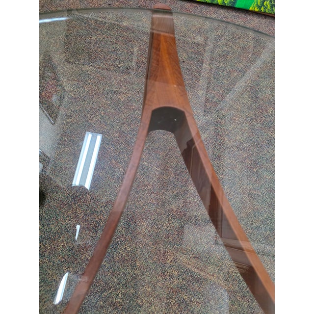 1960s Midcentury Modern Teak Coffee Table by Sven Ellekaer for Christian Linneberg 39" For Sale In Orlando - Image 6 of 10