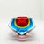 Stunning Ashtray or Catch-all in Murano Glass by Flavio Poli for Seguso. Rare item in these Three Fantastic submerged...