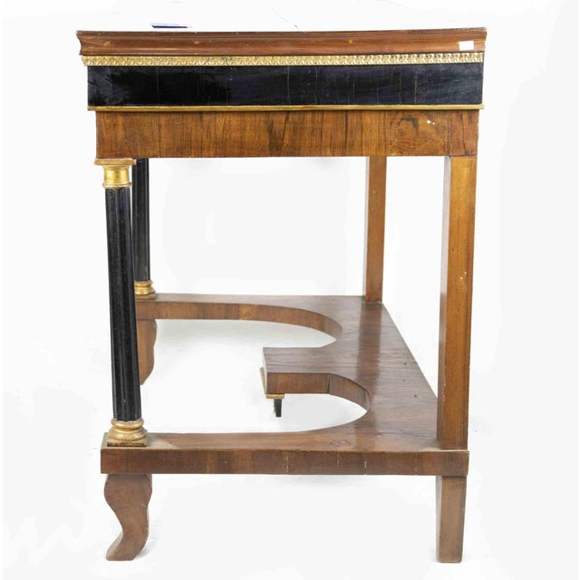 Wooden Console Table, 19th-Century For Sale - Image 4 of 5