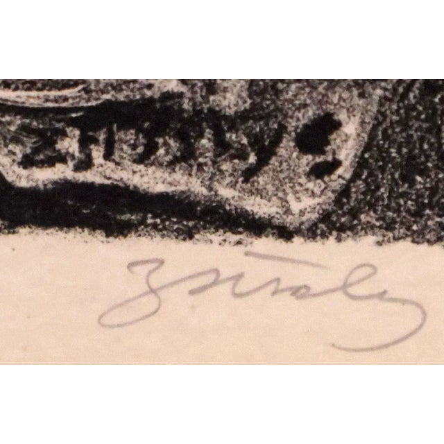 1940s "Victoria" Lithograph by Zsissly(b.1897-1983) For Sale In Austin - Image 6 of 10
