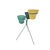 Mid-Century Modern Vintage Tripod Plant Stand in Lacquered Metal, 1950s For Sale - Image 3 of 18