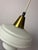 Gold Pendant Lamp in Opal Glass & Brass, Denmark, 1960s, Brass & Glass For Sale - Image 8 of 11