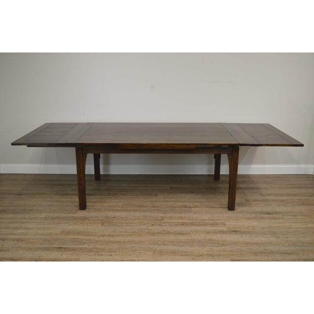 Stickley Mission Collection Oak Drawtop Dining Table Chairish