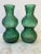 Mid-Century Florentine Originals .made in Italy these emerald green bubble vases are in excellent condition. They measure...