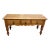Antique 19th Century Pine Console Table With Three Drawers For Sale