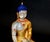Late 20th Century Natural Rock Crystal Gilt Bronze Buddha Nepal Authenticity Seal For Sale - Image 12 of 18