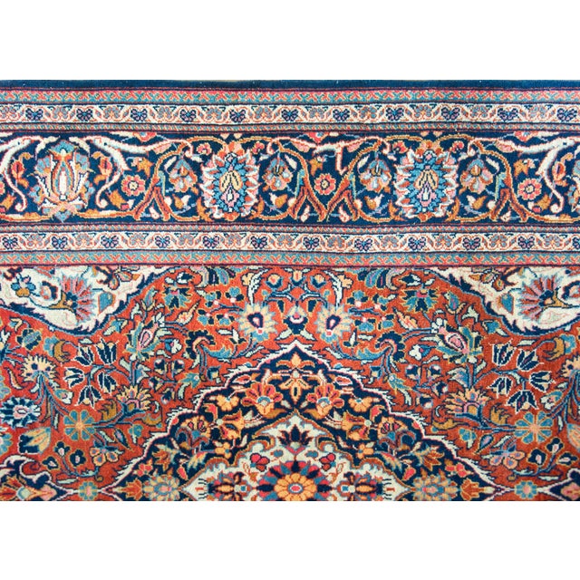 Early 20th Century Persian Kashan Rug For Sale - Image 13 of 15