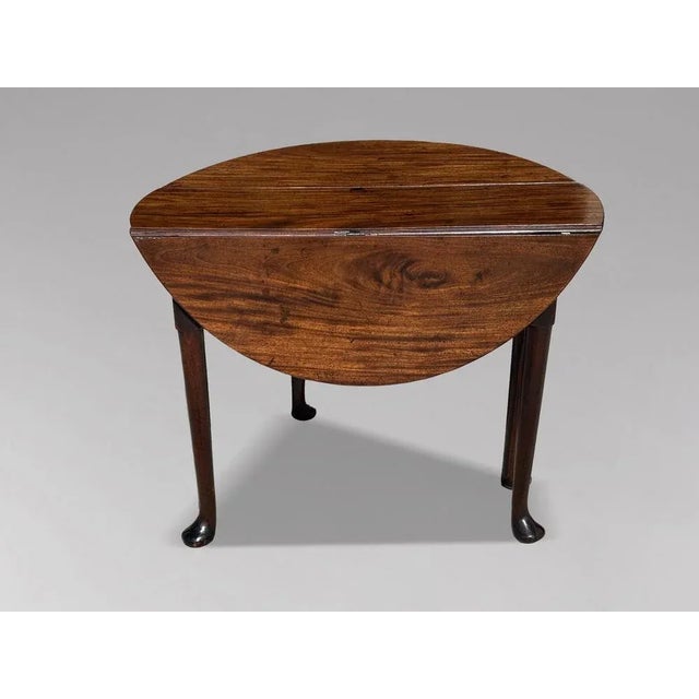 George II Mahogany Leaf Table, 1760s For Sale - Image 4 of 6