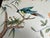 Hand‑Painted Chinoiserie Tropical Garden Mural Wall Panels, Botanical Bird & Fruit Wallpaper For Sale - Image 6 of 11