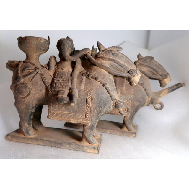 Pair of Korean Funerary Pottery Vessels, C. Early 20th Century, Possibly Older. For Sale - Image 16 of 18
