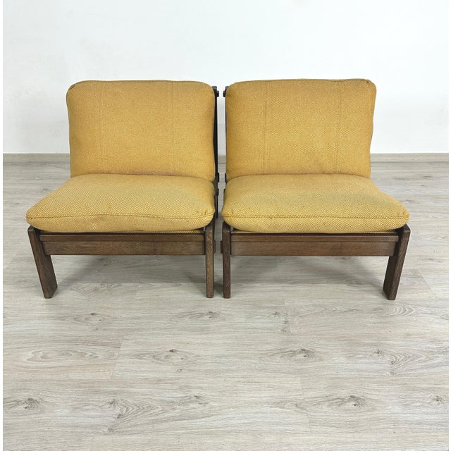 Brutalist Brutalist Lounge Chairs by Carl Straub – A Pair For Sale - Image 3 of 5