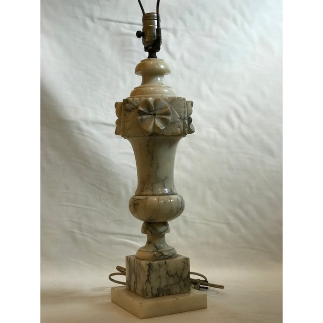 Antique Alabaster Lamp Chairish