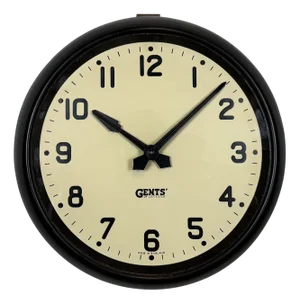 Vintage Brown Bakelite Wall Clock by Gents of Leicester, 1950s