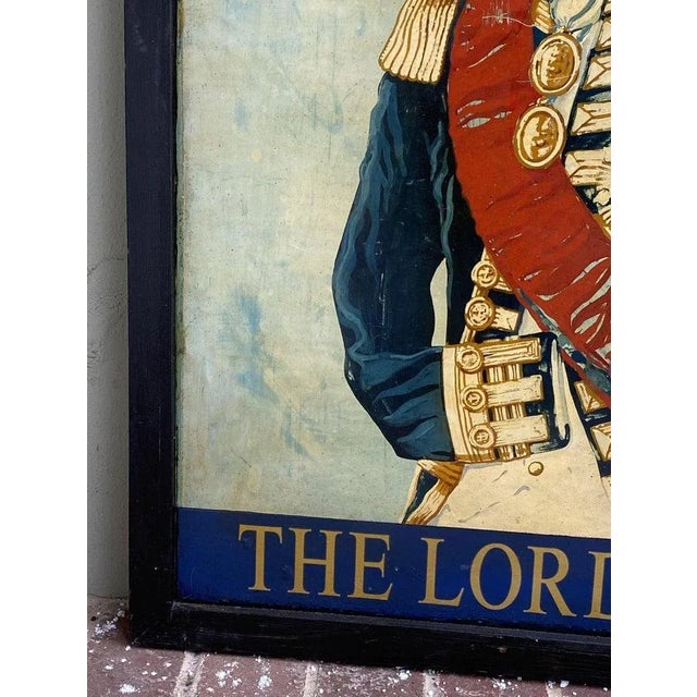 English Pub Sign, "Free House - the Lord Nelson" For Sale - Image 10 of 12